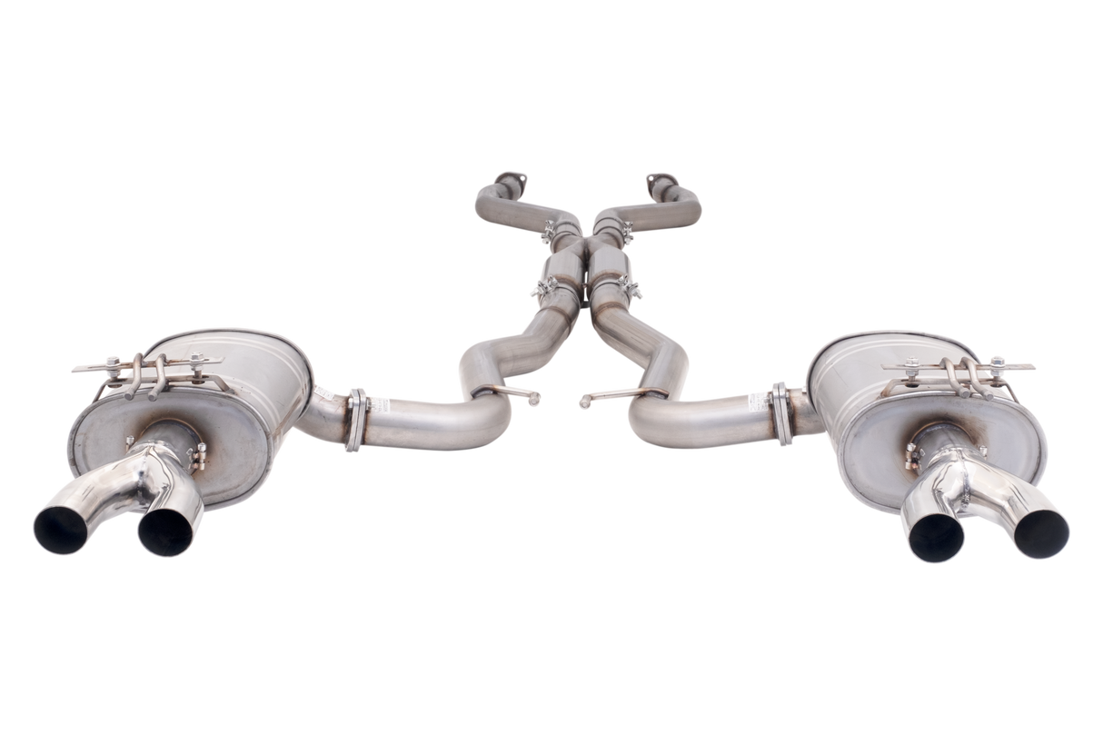XFORCE - HOLDEN, CLUBSPORT, E2-E3 (2009-2012), 3" Inch Stainless Steel Twin Catback Exhaust System