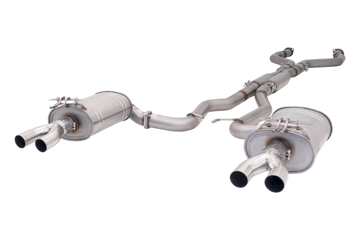 XFORCE - HOLDEN, CLUBSPORT, E2-E3 (2009-2012), 3" Inch Stainless Steel Twin Catback Exhaust System