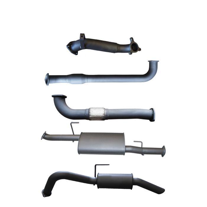 Manta | 3″ Turbo Back Exhaust System With Cat & Rear Muffler | Nissan Navara D40 2.5L Turbo Diesel Thai Build Manual Ute 2007–2015