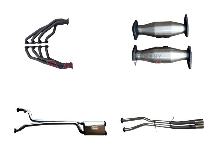 Manta | 2.5" Dual Full System with Extractors Muffler/Tailpipe | Ford Falcon AU 5.0L V8 Ute (including XR8) 1998–2002