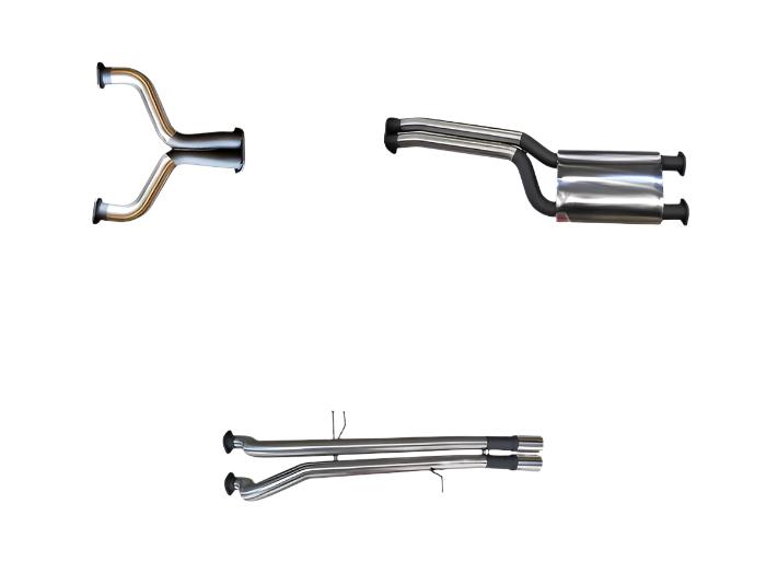 Manta | Twin 2.5" Cat Back Exhaust System with Muffler/Tailpipe | Ford Falcon BA BF 5.4L V8 Ute & FPV Pursuit 2002–2008