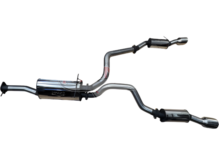 Manta | Twin 3″ Cat Back Exhaust with Rear Muffler & 5″ Chrome Tips | RAM 1500 DT 5.7L V8 Ute 2020–2025
