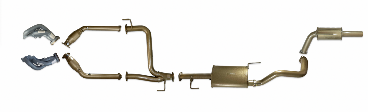 Pacemaker King Brown | 2.5" Exhaust Kit with Headers & Cats | Toyota FJ Cruiser 4.0L V6 | KB12900-HCMR