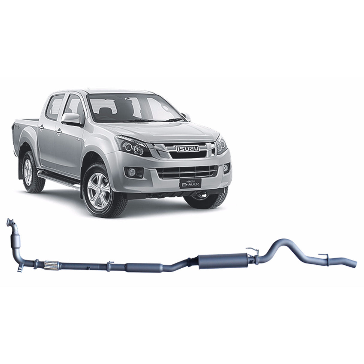 Redback Extreme Duty - Isuzu D-MAX (2012 - 2016) Performance Exhaust System
