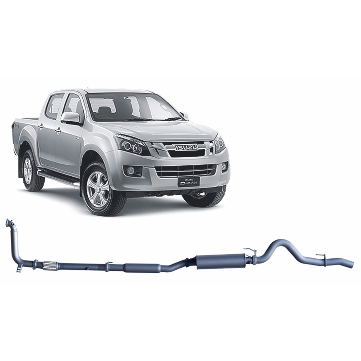 Redback Extreme Duty - Isuzu D-MAX (2012 - 2016) Performance Exhaust System
