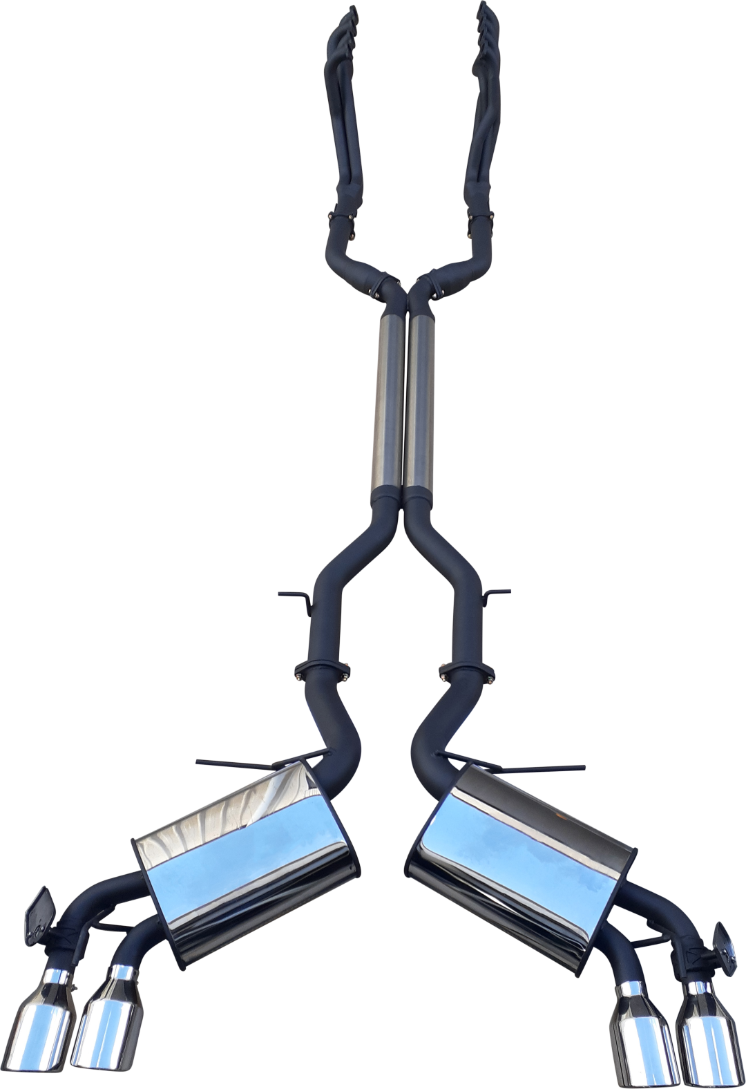 Manta | Twin 3" Full Exhaust System with 1 7/8" Headers | Chevrolet Camaro 6th Gen 6.2L V8 Coupe | 2016–2022