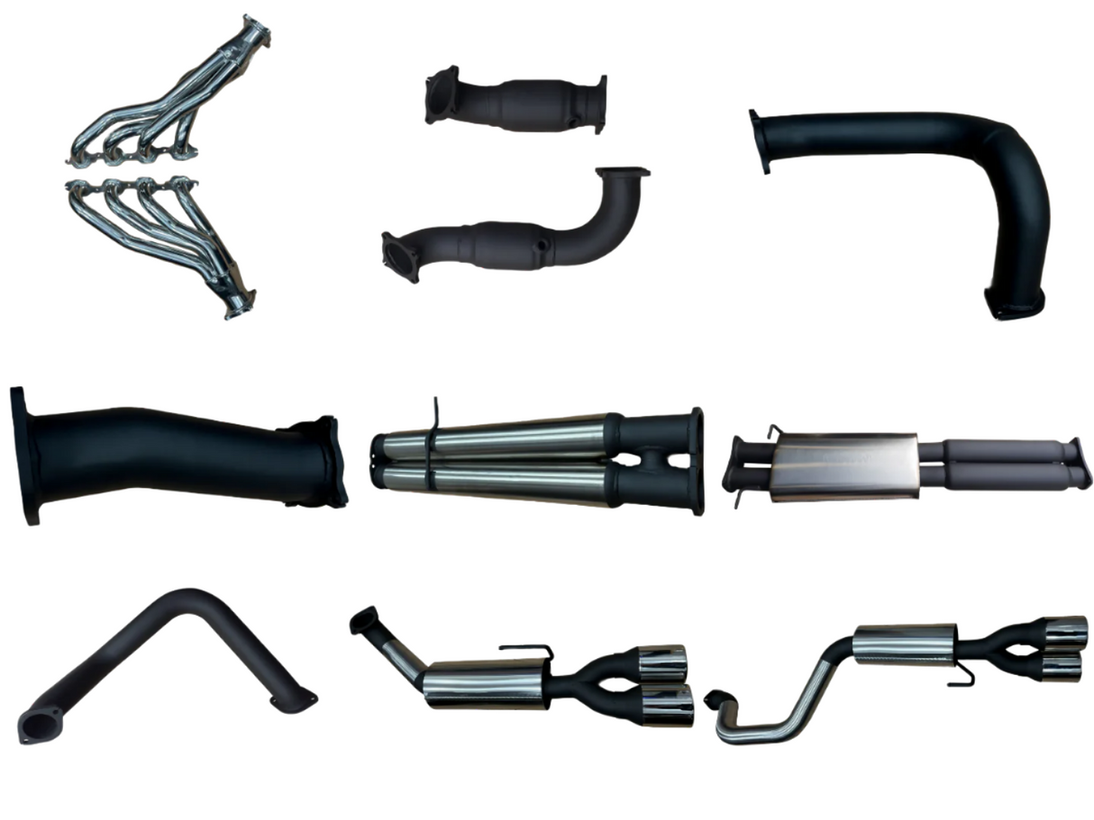 Manta | Twin 3" Full Exhaust System with 1 3/4" Headers | Chevrolet Silverado 1500 6.2L V8 Ute | 2019–2024