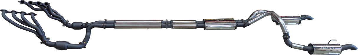 Manta | Twin 3" Full Exhaust System with 1 3/4" Headers | Chevrolet Silverado 1500 6.2L V8 Ute | 2022–2024