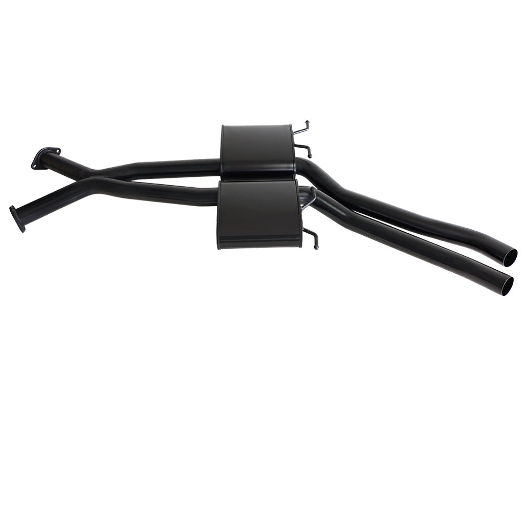 ESA - Holden Commodore VT-VZ S/C V6 & 5.7L Sedan/Monaro Twin 2 1/2" Centre Everflo with X-Pipe