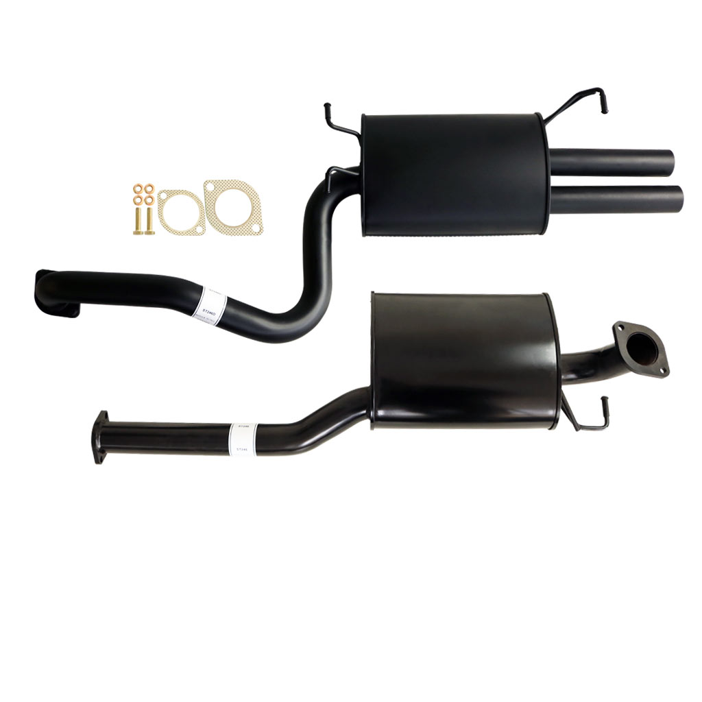 ESA - Ford Falcon BA-BF Sedan G6E XR6 2 1/2" Catback Kit Inc Everflo Mufflers Dual Outlet