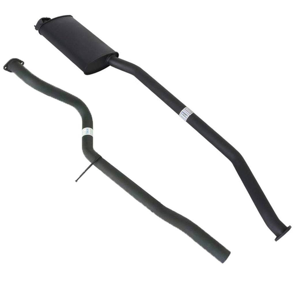 ESA - Ford Falcon AU Ute 6 Cylinder 2 1/2" Catback Kit Inc Everflo Muffler & Tailpipe Dual Outlet