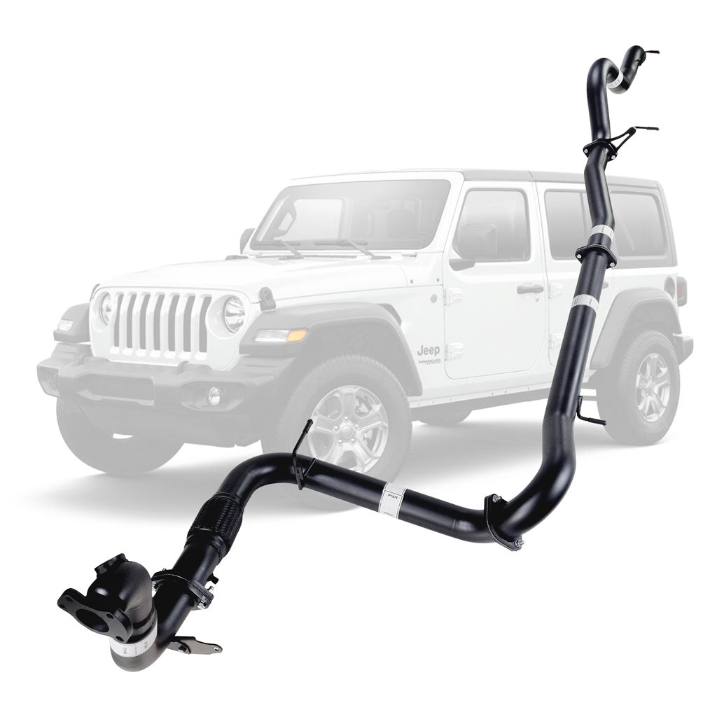 ESA 4X4 - Jeep Wrangler JK (2010-2015) 2.8L Diesel 3" Turbo Back Exhaust