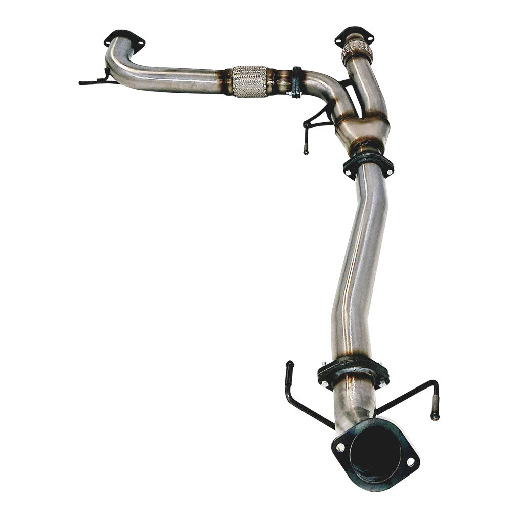 ESA 4X4 - Nissan Patrol Y62 5.6L V8 (2013-Current) SUV 3" Stainless Steel Centre Muffler Delete to Factory Rear Exhaust