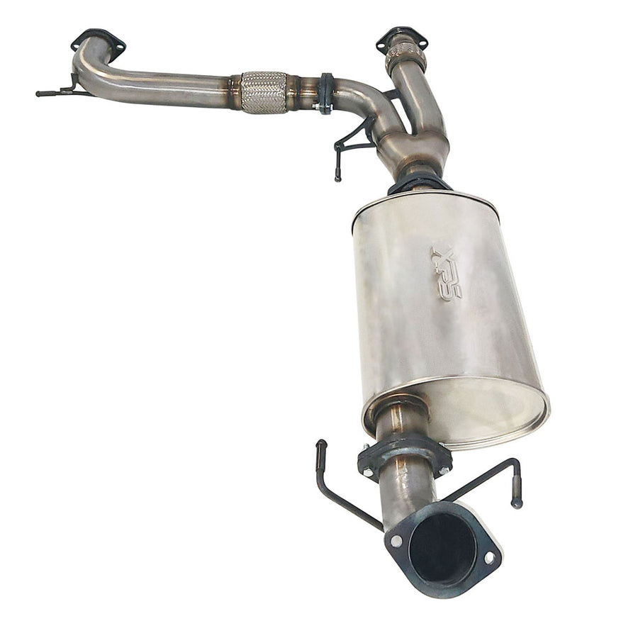 ESA 4X4 - Nissan Y62 Patrol 3 Inch Stainless Steel Center Muffler Section to Factory Rear Exhaust