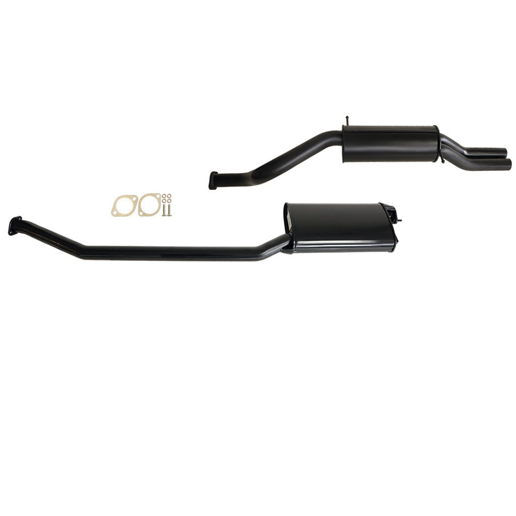 ESA - Ford Falcon AU Ute 6 Cylinder 2 1/2" Catback Kit Inc 2 x Everflo Mufflers Dual Outlet