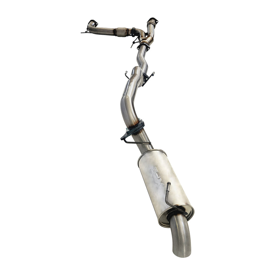 ESA 4X4 - Nissan Y62 Patrol 8cyl 5.6L V8 3 Inch Stainless Steel Exhaust With Centre Pipe And Rear Muffler
