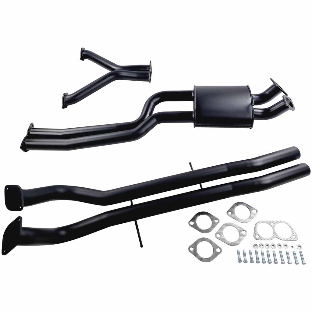 ESA - Ford Falcon BA - BF V8 Ute Twin - Twin 2 1/2" Catback Kit - Inc Y-Xpipe, Front Everflo - Tailpipe Rear