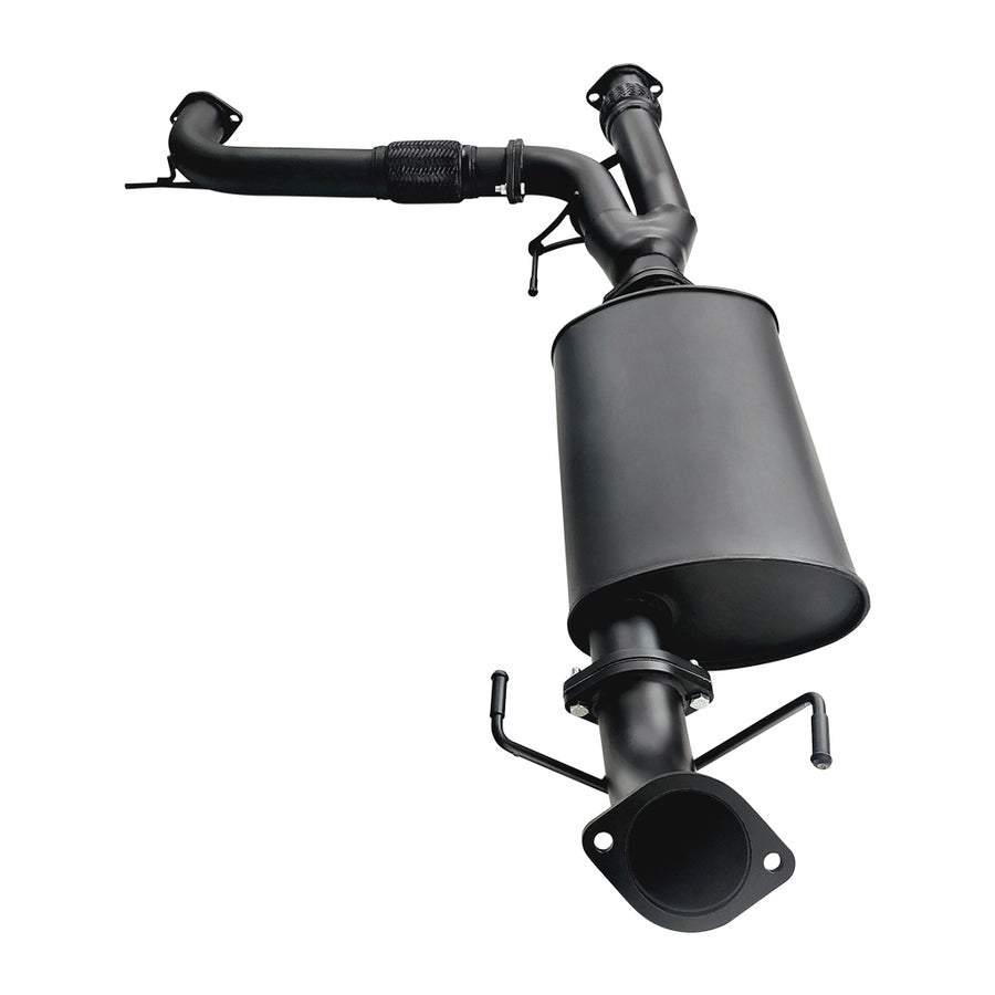 ESA 4X4 - Nissan Y62 Patrol 3 Inch Stainless Steel 3 Inch Centre Muffler To Factory Rear Exhaust