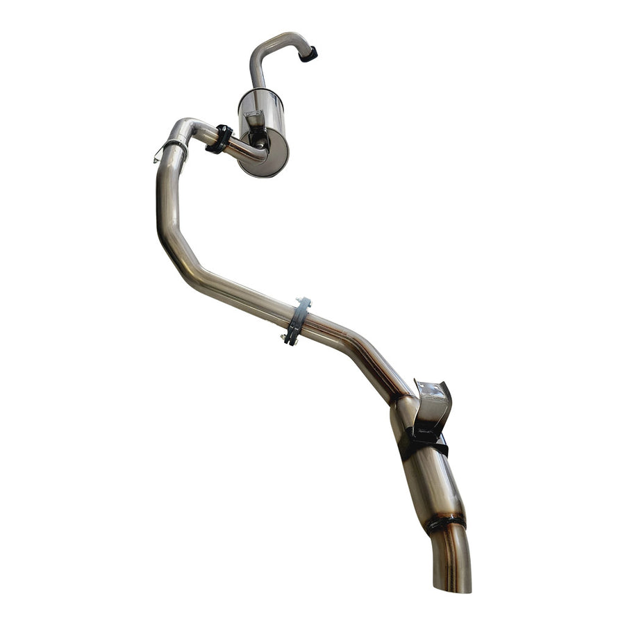 ESA 4X4 - TOYOTA LANDCRUISER 80 SERIES FZJ80R 4.5L PETROL 92 - 98 - 2 1/2" STAINLESS STEEL KIT WITH MUFFLER AND HOTDOG