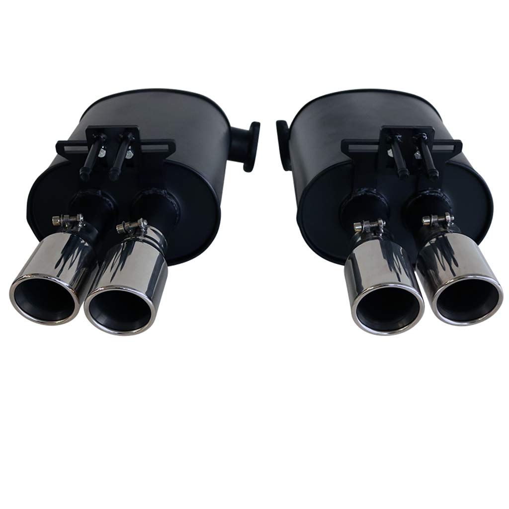 ESA - Holden Commodore VE, VF V6 & V8 Sedan/Wagon 2 1/2" RM Kit Quad AC Tips Everflo Plus+