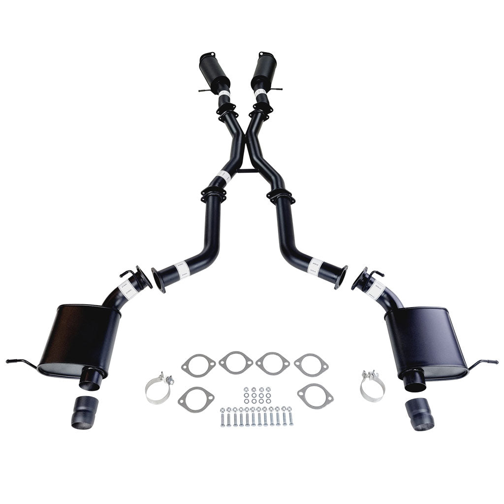 ESA 4X4 - Jeep Grand Cherokee SRT 6.4L V8 2012-2021 SUV Twin 3" Cat Back Exhaust with OE Tips