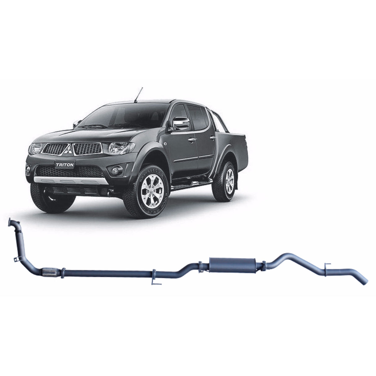 Redback Extreme Duty - Mitsubishi Triton MN (2009 - 2015) Performance Exhaust System