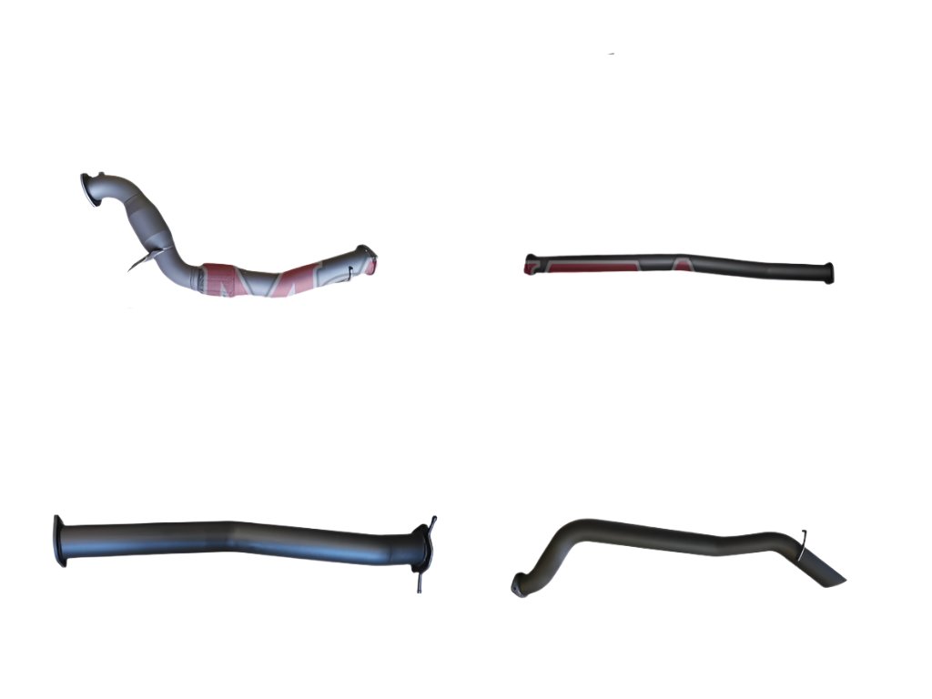 Manta | 3″ Turbo Back Exhaust System with Cat No Muffler (No DPF) | Ford Ranger PX PX2 3.2L CRD Ute 2011–2015