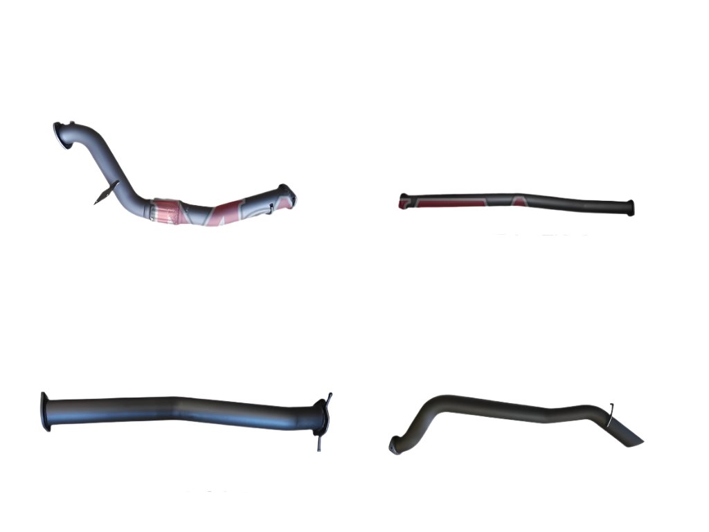 Manta | 3″ Turbo Back Exhaust with Cat No Muffler Side Exit Twin Tip (No DPF) | Ford Ranger PX PX2 3.2L CRD Ute 2011–2015