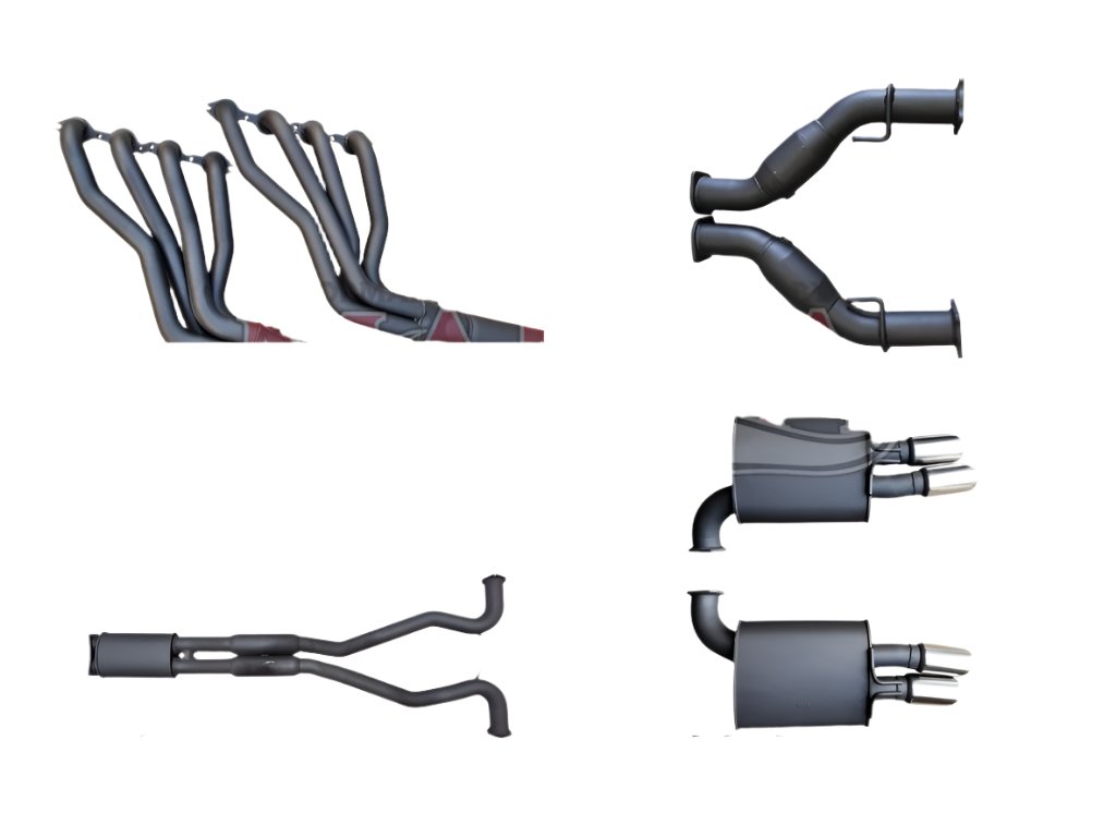 Manta | Twin 3″ Full Exhaust System with 1 3/4″ Extractors | Holden Commodore VE V8 Sedan Wagon 2006–2013
