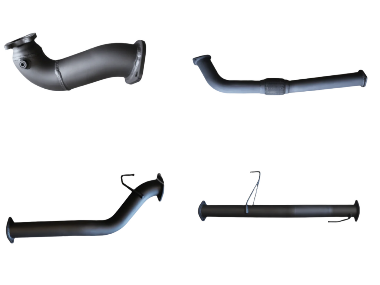 Manta | 3in Turbo Back without Cats & Muffler | Holden Colorado RC 3.0L SWB 2010–2012