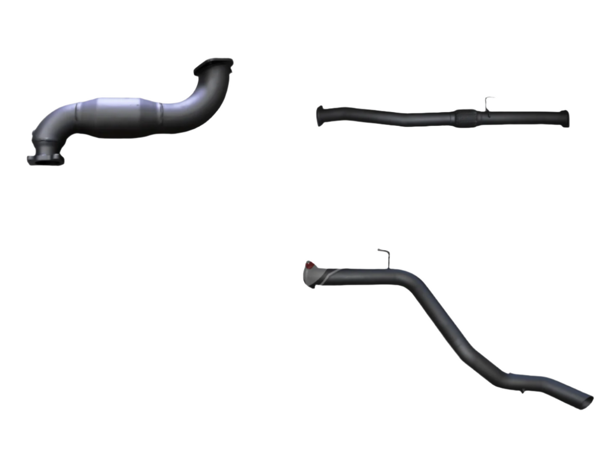 Manta | 3″ Turbo Back Exhaust with Cat & Hotdog | Isuzu MU-X 3.0L SUV 2013–2017