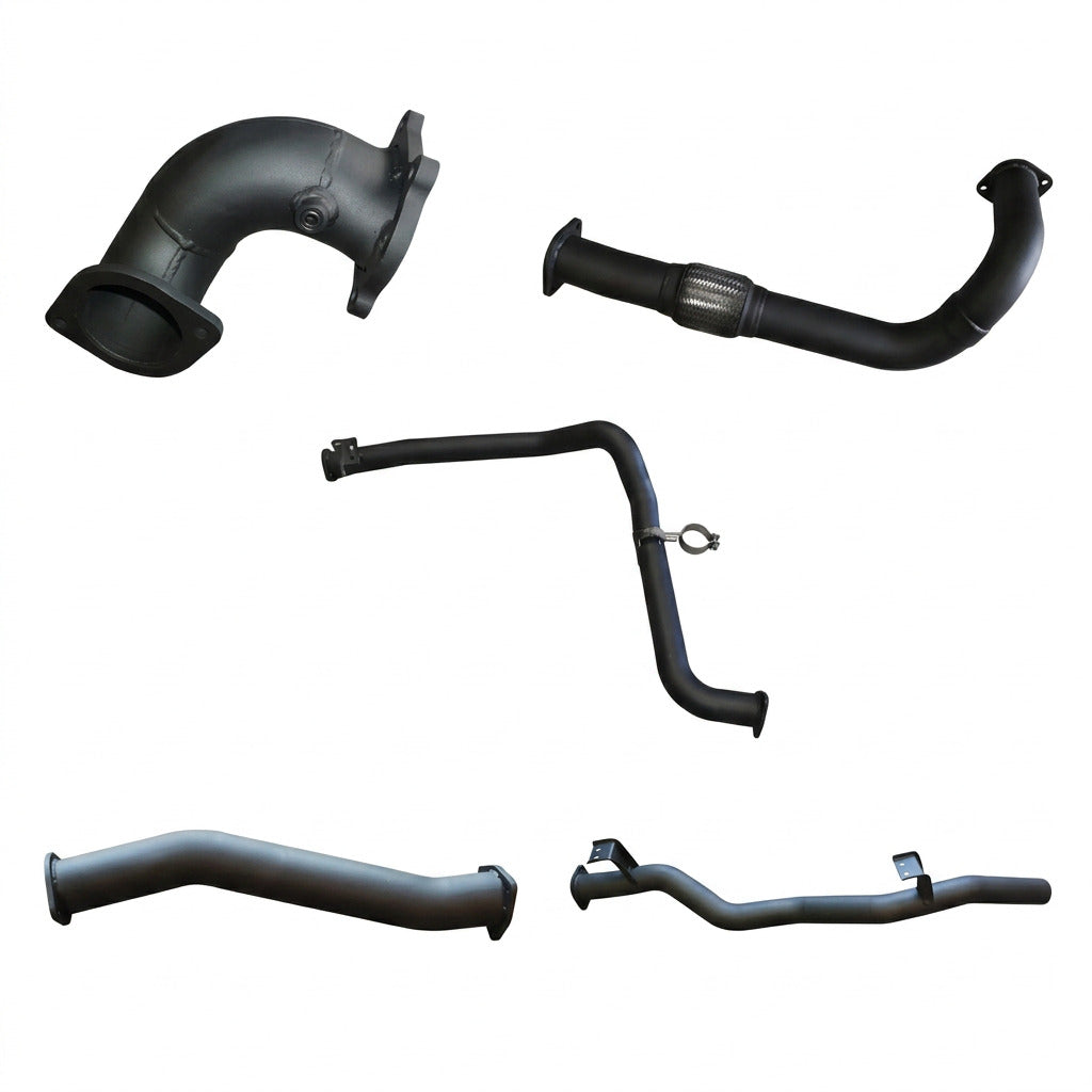 Manta | 3″ Turbo Back Exhaust System without Muffler | Toyota Landcruiser HDJ78 HZJ75 4.2L Diesel Troop Carrier & Ute 2001–2006