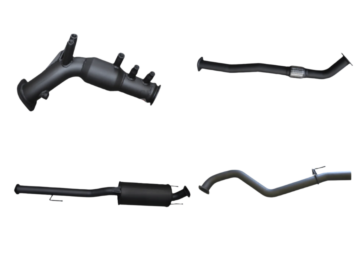 Manta - Toyota Hilux GUN125R 2.4L Turbo Back 3in Muffler With Cat