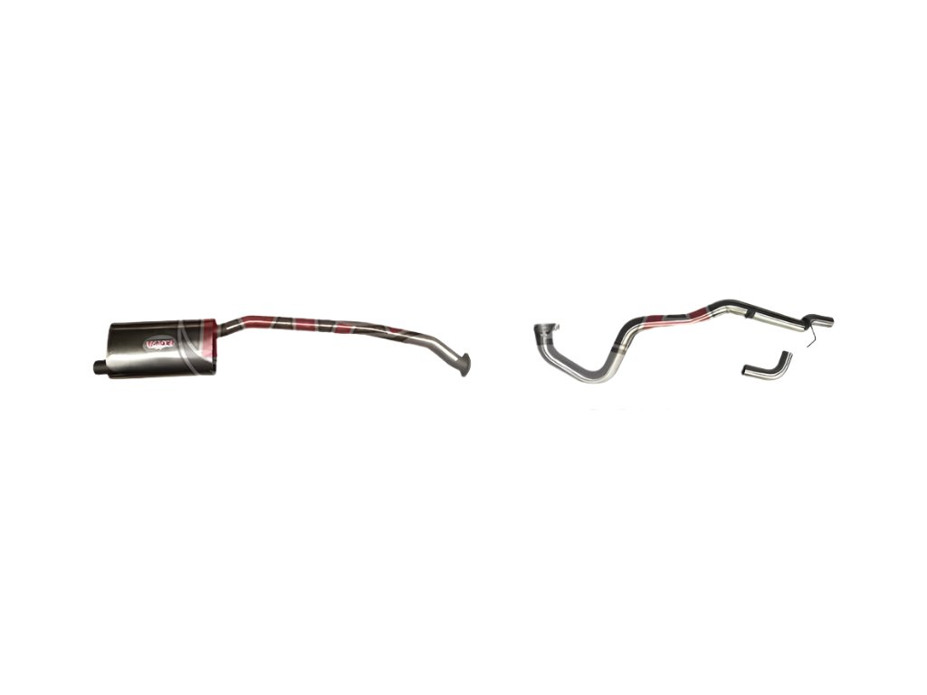 Manta | 2.5″ Cat Back Exhaust System with Muffler Tailpipe | Ford Falcon EA EB ED EF EL 4.0L 6 Cylinder Wagon 1988–1998