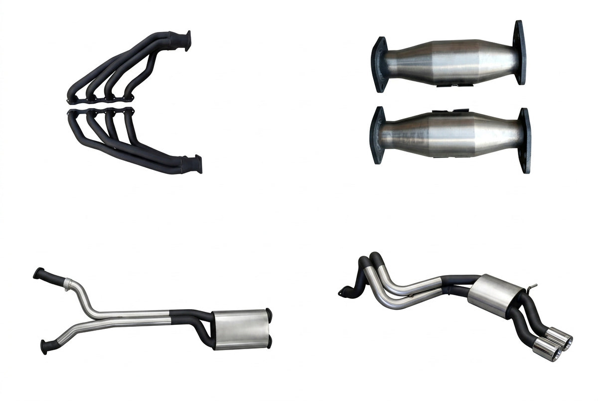 Manta | Twin 2.5" Full System with Extractors | Ford Falcon AU 5.0L V8 Sedan (Live Axle) 1998–2002