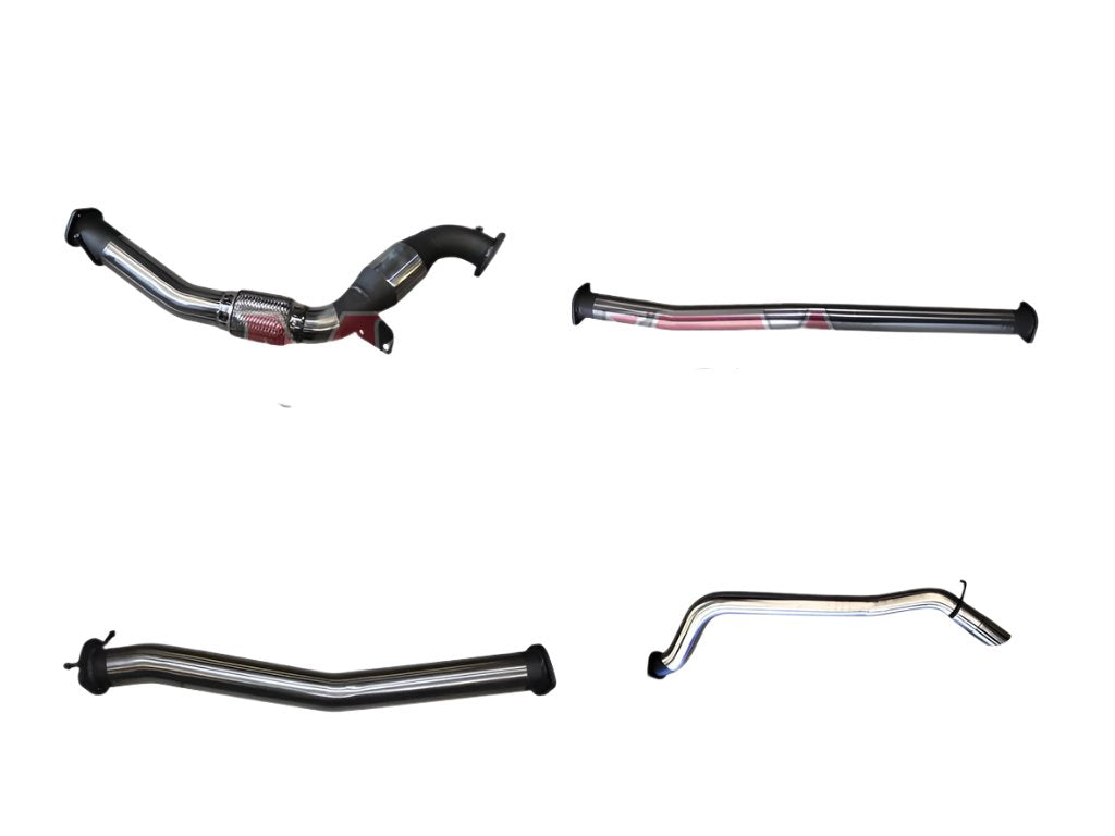 Manta | 3″ Turbo Back Exhaust with Cat No Muffler (No DPF) | Ford Ranger PX PX2 3.2L CRD Ute 2011–2015