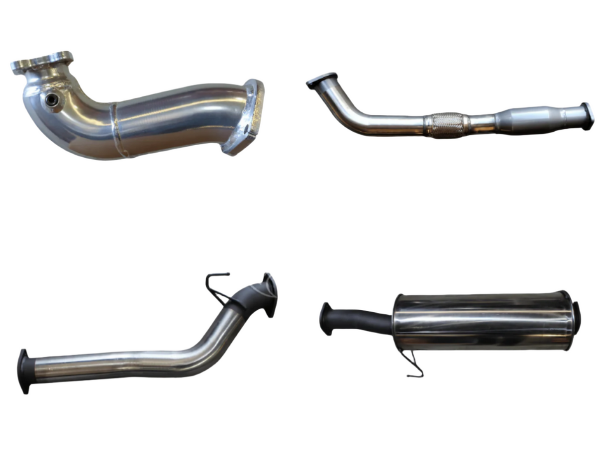 Manta | 3in Turbo Back with Cats & Muffler | Holden Colorado RC 3.0L SWB 2010–2012