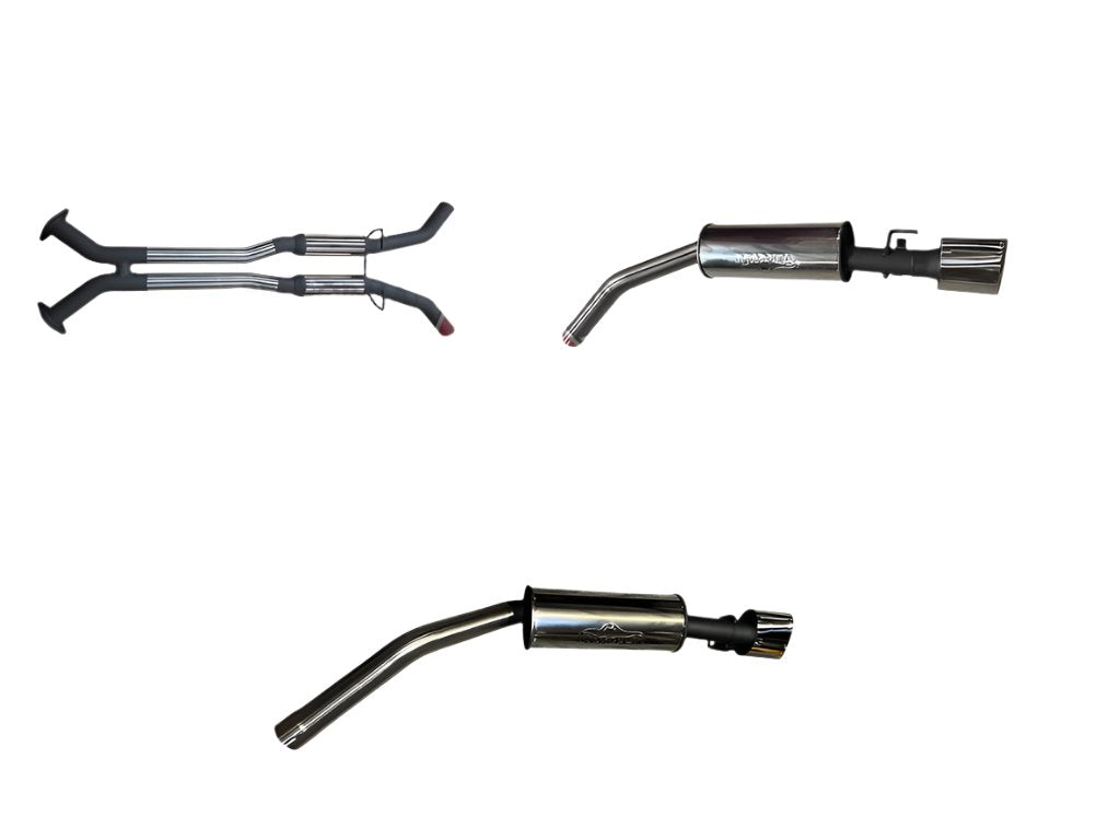 Manta | Dual 2.5″ Cat Back Hotdog/Muffler | Holden Commodore VU VY VZ V8 Ute 2000–2007