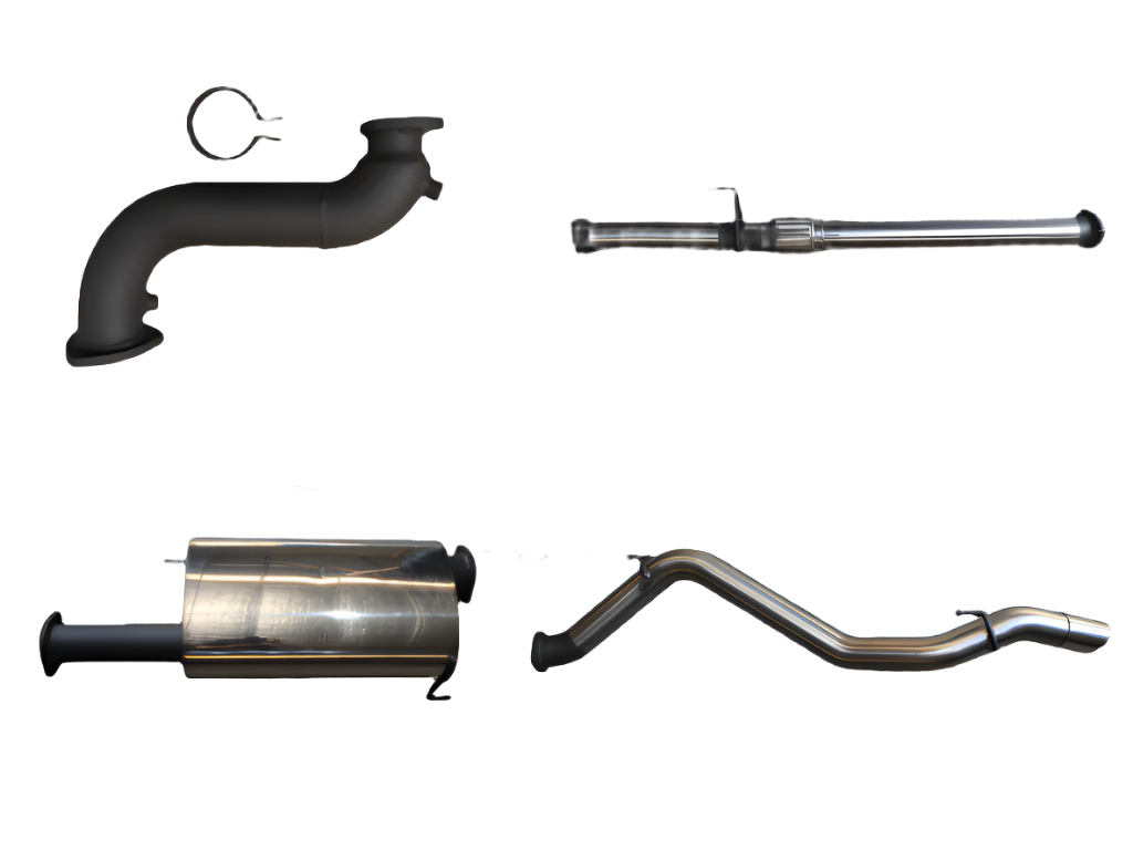 Manta | 3in Turbo Back without Cat & Centre Muffler | Holden Colorado 7 2.8L Wagon 2012–2016