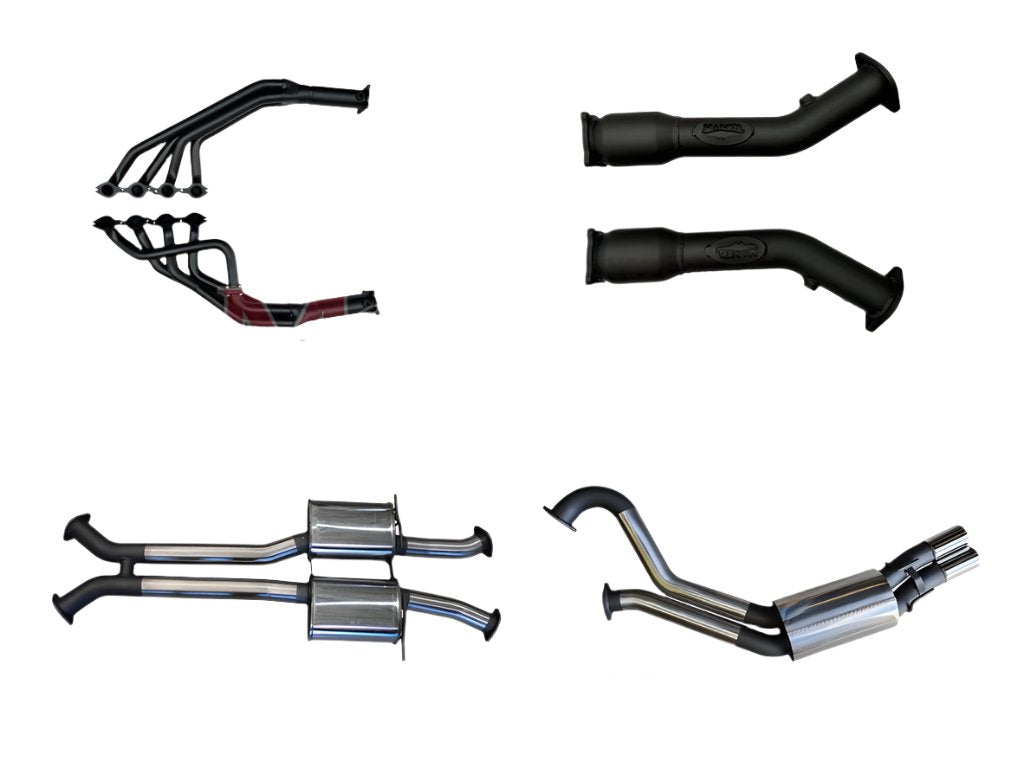 Manta | Dual 3″ Full System with 1 3/4″ Extractors Muffler/Muffler | Holden Commodore VU VY VZ V8 Ute 2000–2007