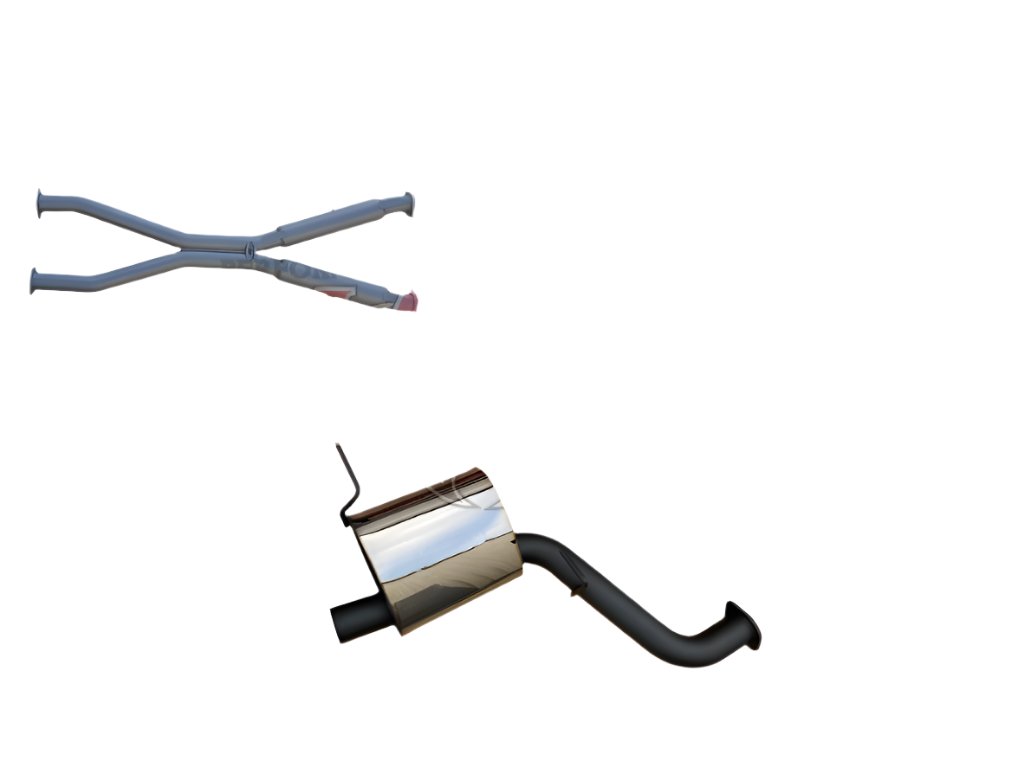 Manta - Jeep Grand Cherokee 2017+ WK2 Trackhawk 6.2L - 3" Twin Stainless Cat Back Exhaust System with Quad Black Tips