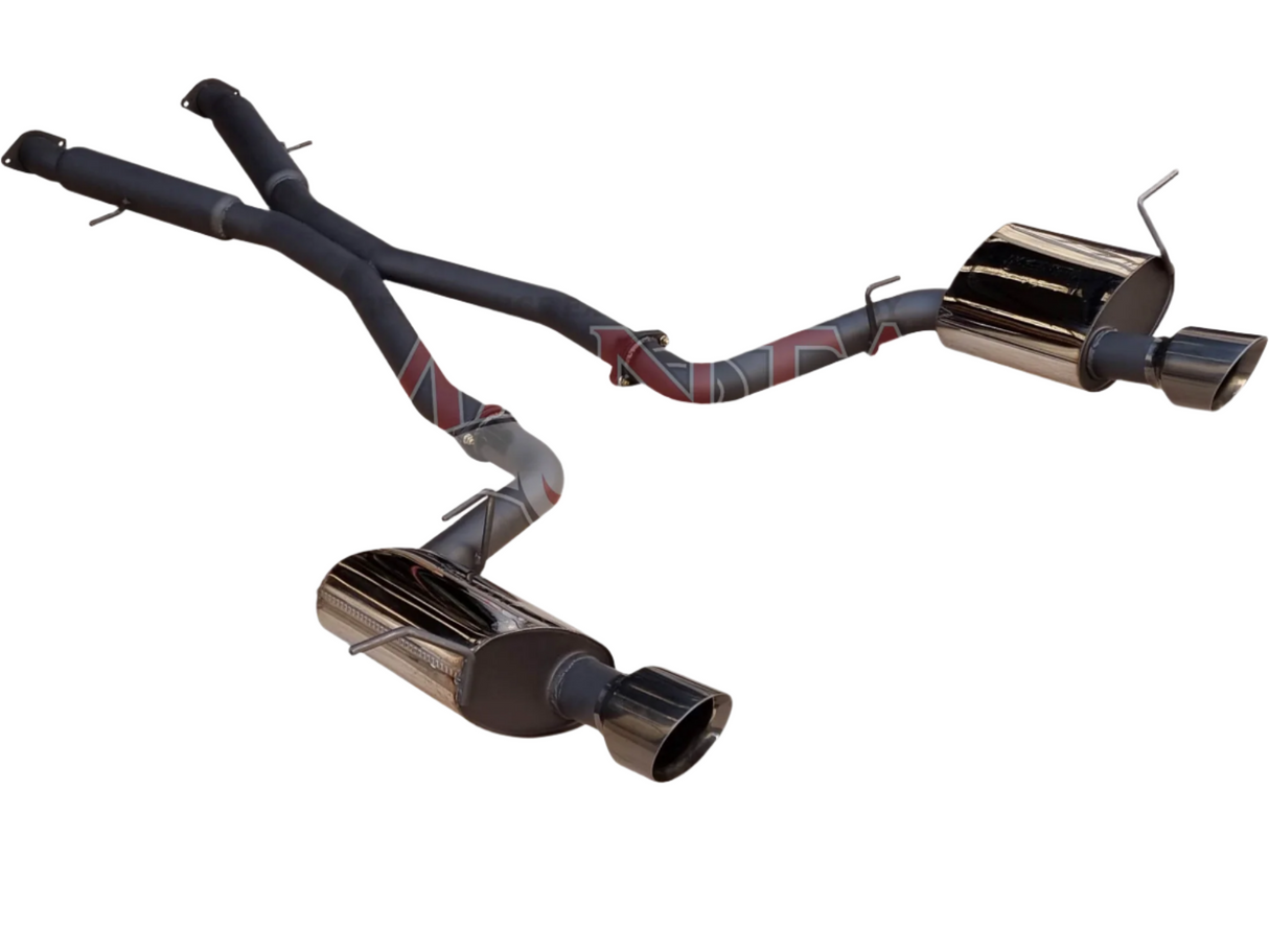 Manta - Jeep Grand Cherokee 2012+ WK2 5.7L - 3" Twin Stainless Cat Back Exhaust System with Chrome Tips - Hotdog/Muffler