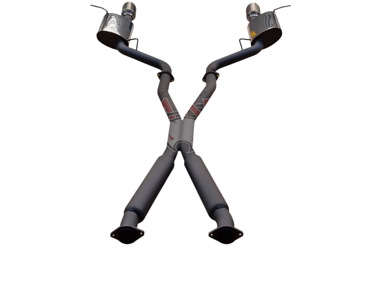 Manta - Jeep Grand Cherokee 2012+ WK2 5.7L - 3" Twin Stainless Cat Back Exhaust System with Chrome Tips - Hotdog/Muffler