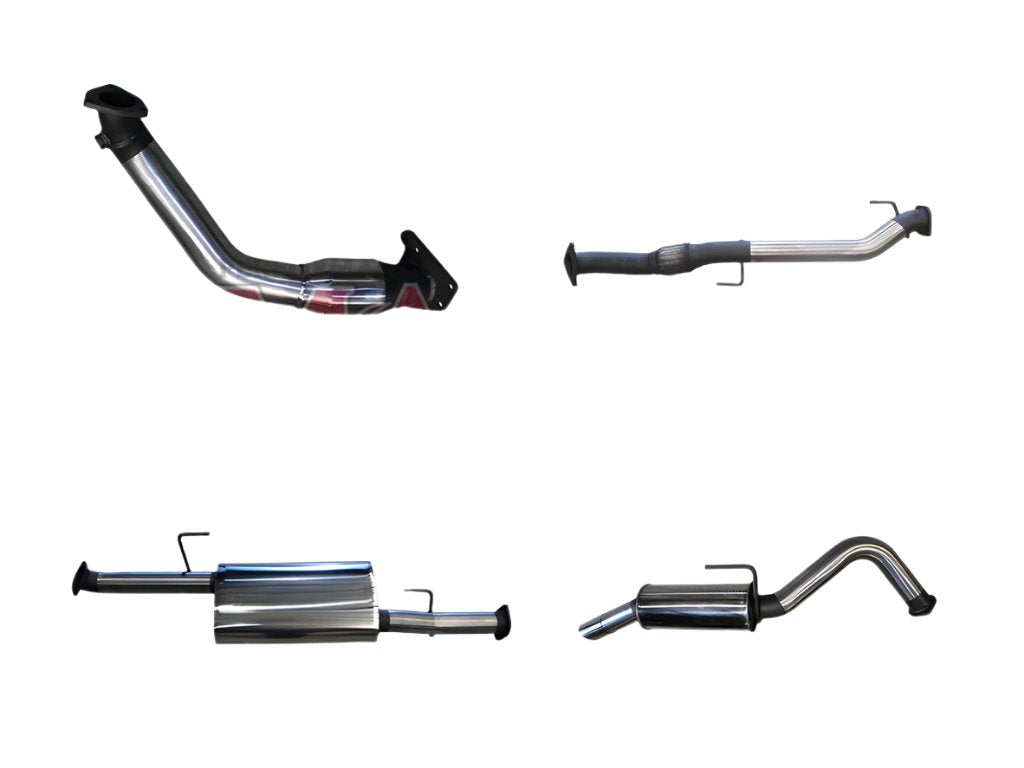 Manta | 3″ Turbo Back Exhaust System with Cat & Rear Muffler | Nissan Navara D40 3.0L V6 Turbo Diesel Auto Ute 2011–2015