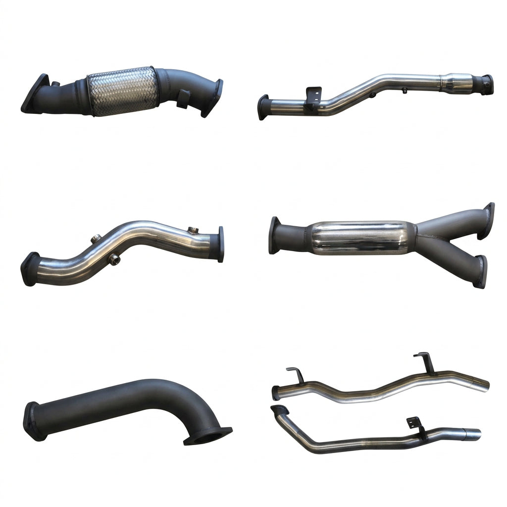 Manta | Dual 3″ Turbo Back Exhaust With Cat & Hotdog | Toyota Landcruiser VDJ79 V8 Ute 2016–2025 (DPF Models)