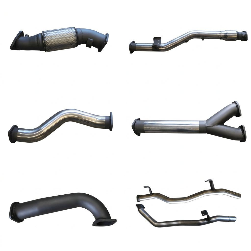 Manta | Dual 3″ Turbo Back Exhaust With Cat & WOM | Toyota Landcruiser VDJ79 V8 Ute 2016–2025 (DPF Models)