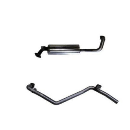 Manta | 2.5″ Manifold Back Exhaust System | Toyota Landcruiser HZJ80 4.2L 1HZ Diesel Wagon 1990–1997