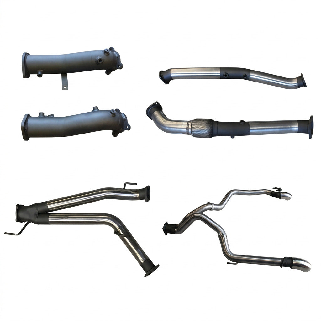 Manta | Dual 3″ Turbo Back without Cats, No Mufflers | Landcruiser VDJ200 V8 Wagon 2015–2021 Exit L&R