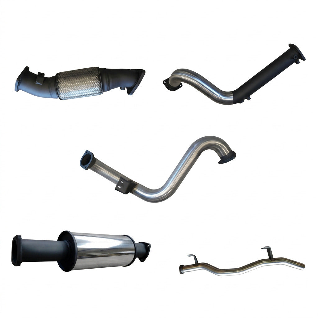 Manta | 3″ Turbo Back with Cat & Muffler | Toyota Landcruiser VDJ78 V8 Troopy 2016–2025