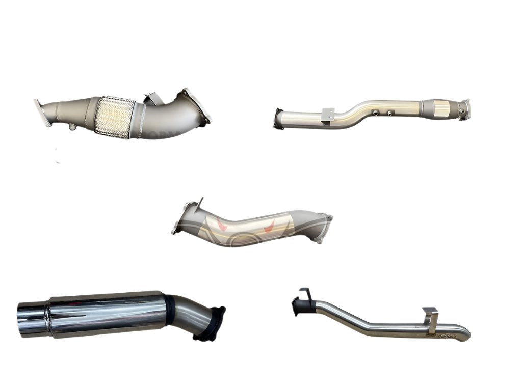 Manta | 4″ Turbo Back Exhaust with Cat | Toyota Landcruiser VDJ79 Dual Cab V8 Ute 2012–2016 (Pre-DPF)